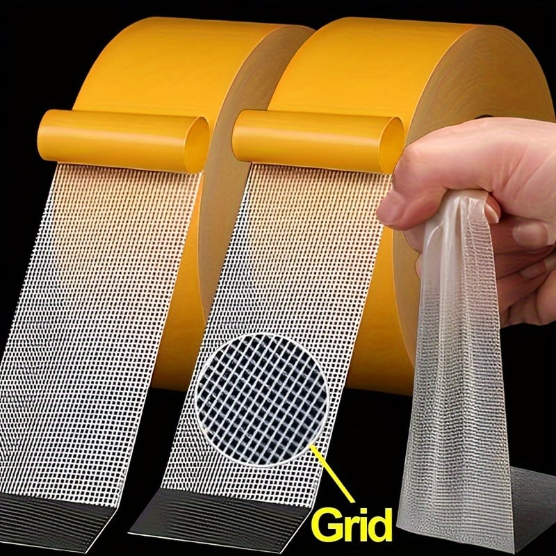 🔥Hot Sale 49% OFF🔥Strong Adhesive Double-sided Gauze Fiber Mesh Tape